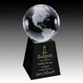 Globe on Tall Marble Base Award (2 3/8"x2 1/2")